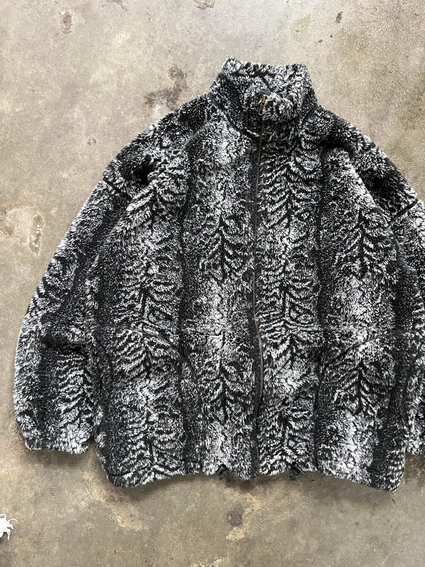 (M/L) Vintage Deep Pile Fleece