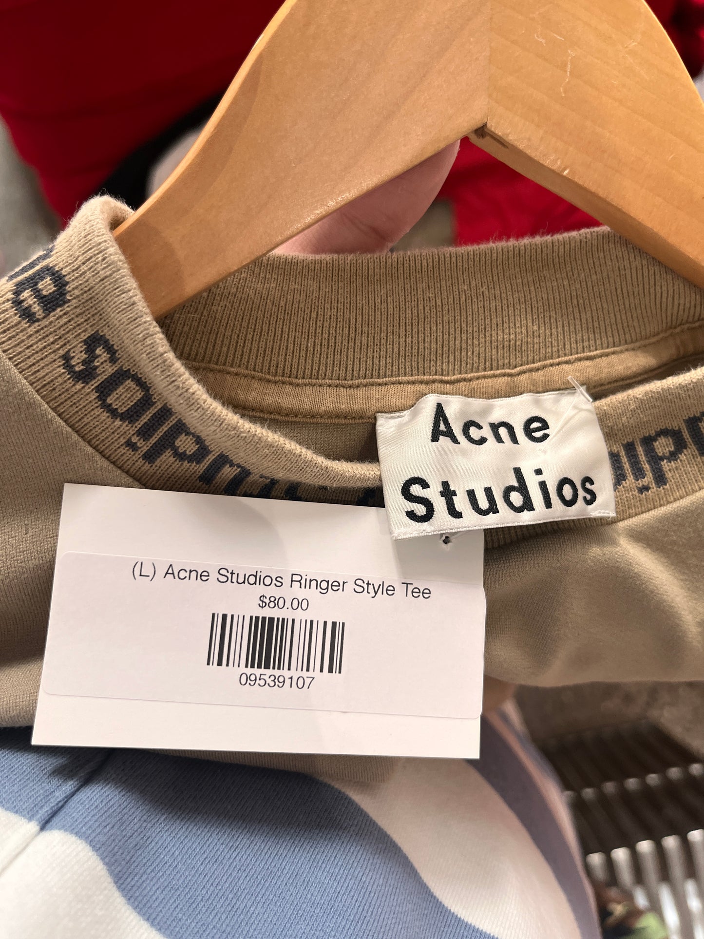 (L) Acne Studios Ringer Style Tee