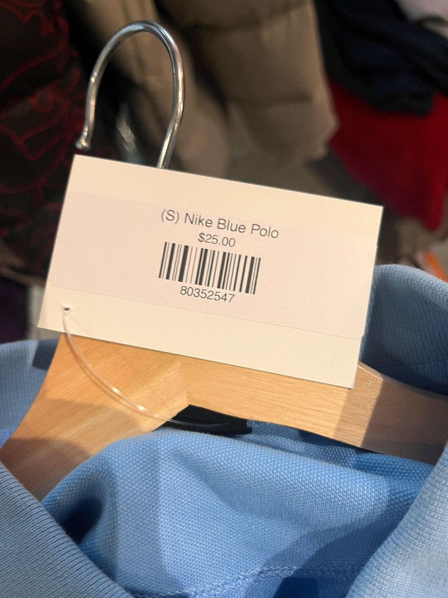 (S) Nike Blue Polo