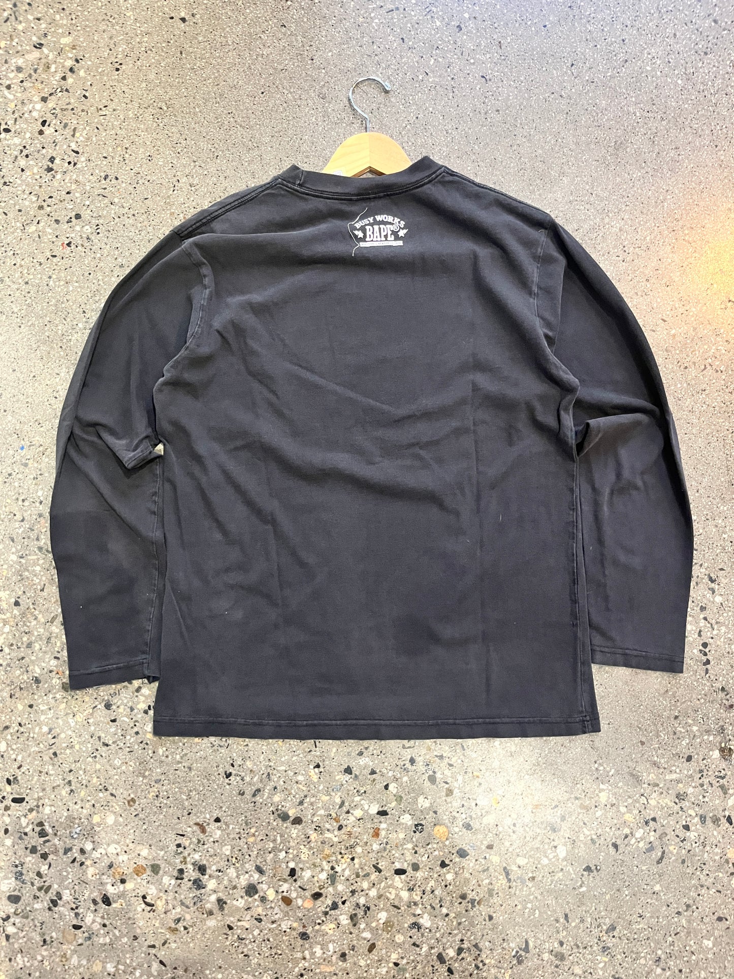 (M/L) Vintage Bape LS Sunfaded