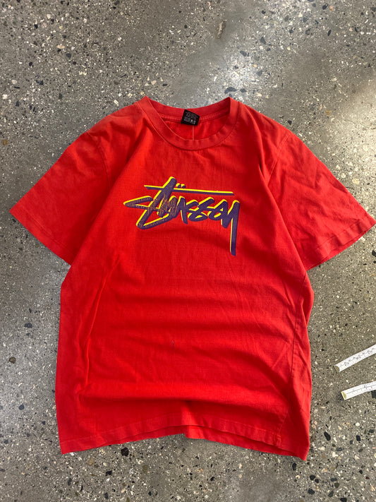 (M/L) Mid 2000s Stussy Script Tee