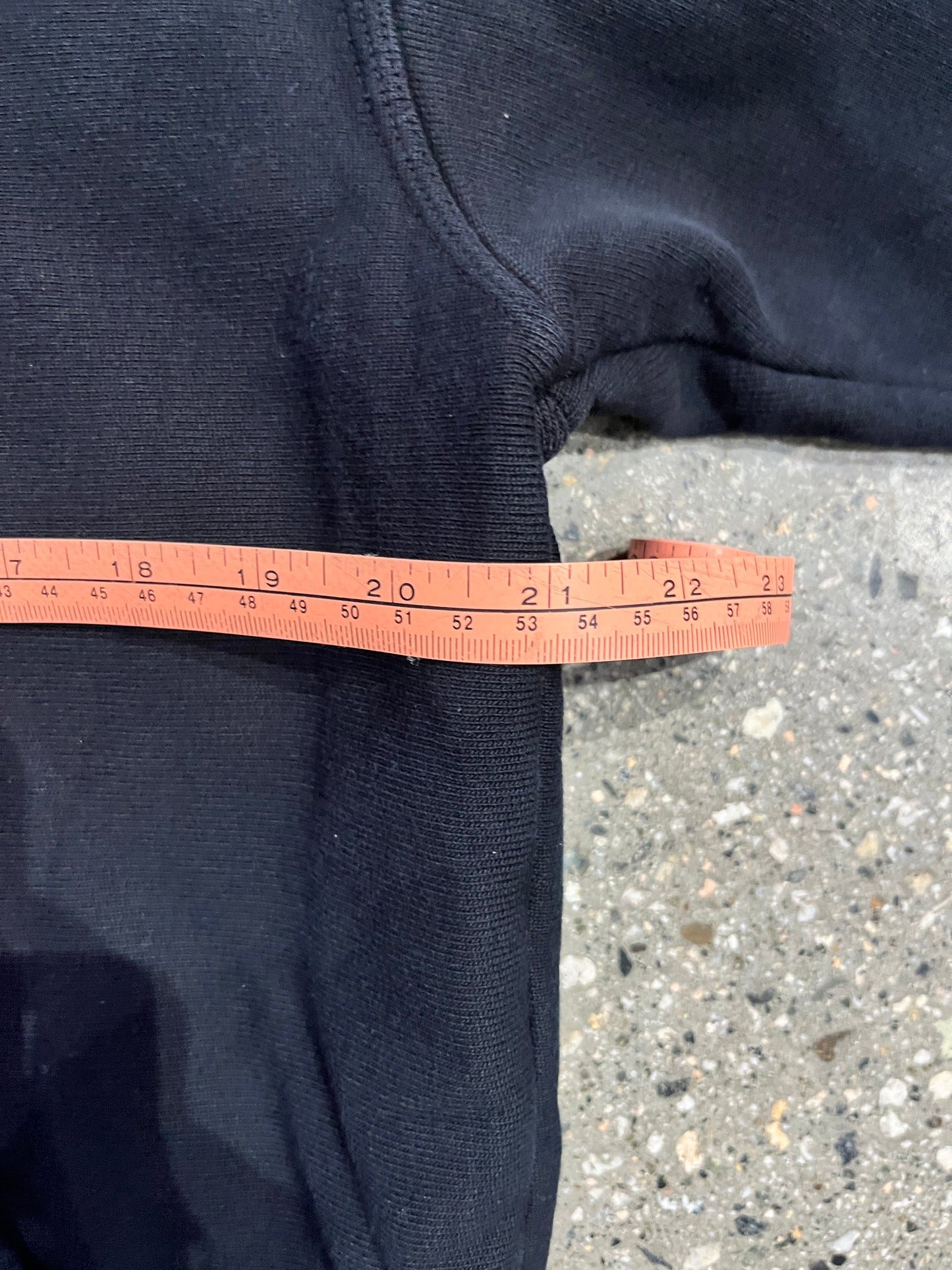 (L) Black Stussy Script Hoodie