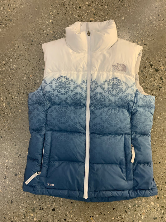 (Womens S) TNF Snowflakes 700 Womens Vest