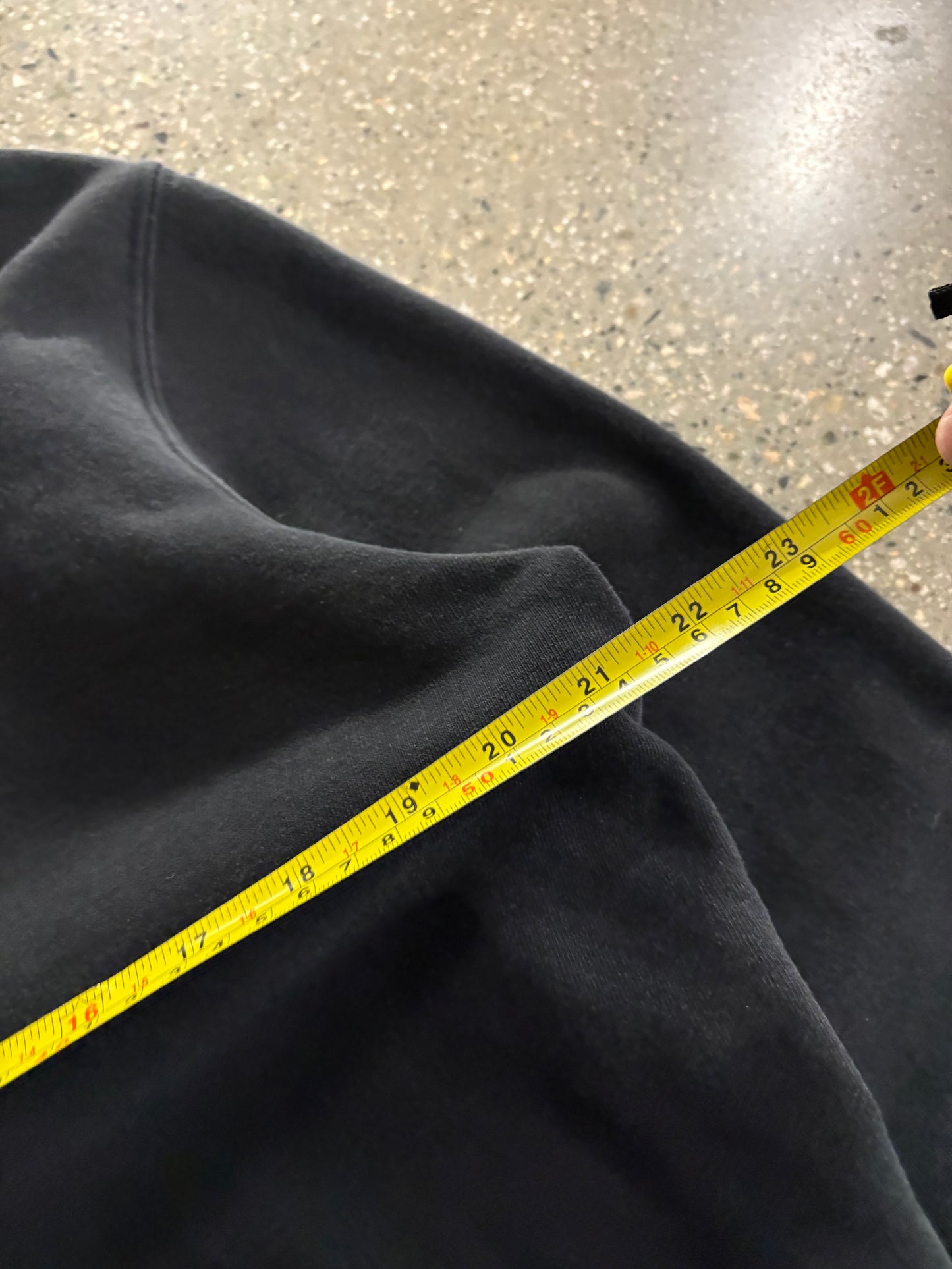 (M) Stussy Patch Hoodie Black