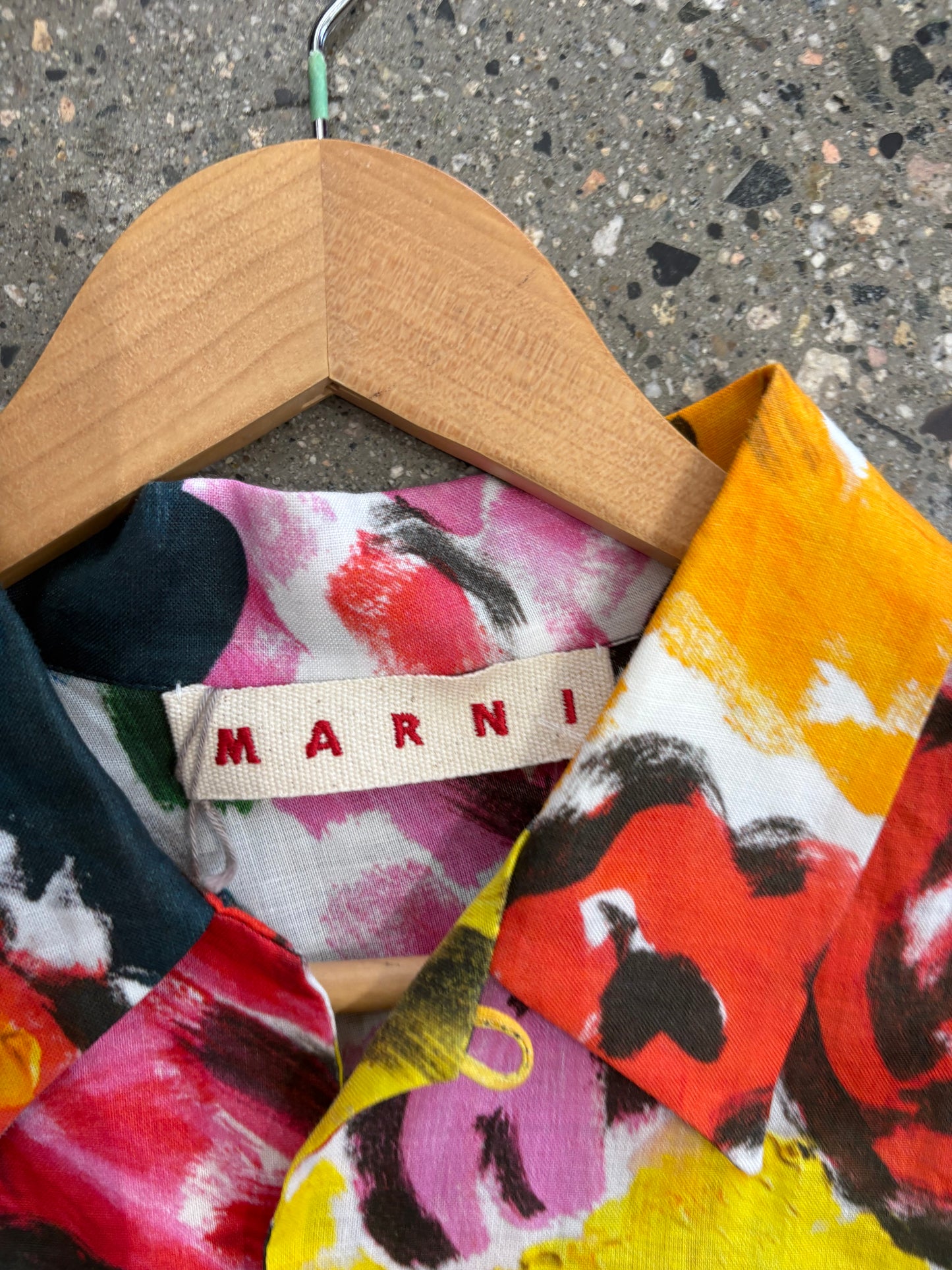 (L/XL) Marni Multicolor Button Up Brand New ( Retail $990)