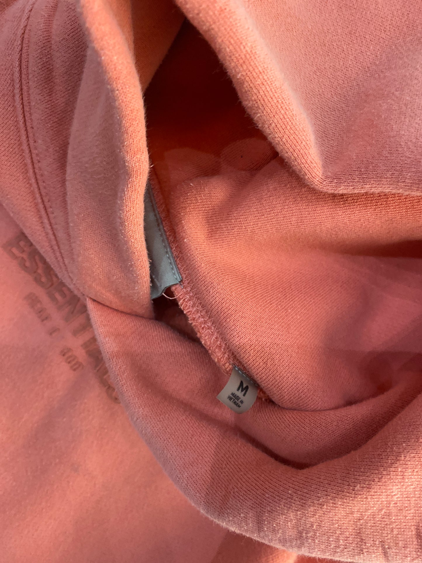 (XL/2X)Essentials Salmon Hoodie