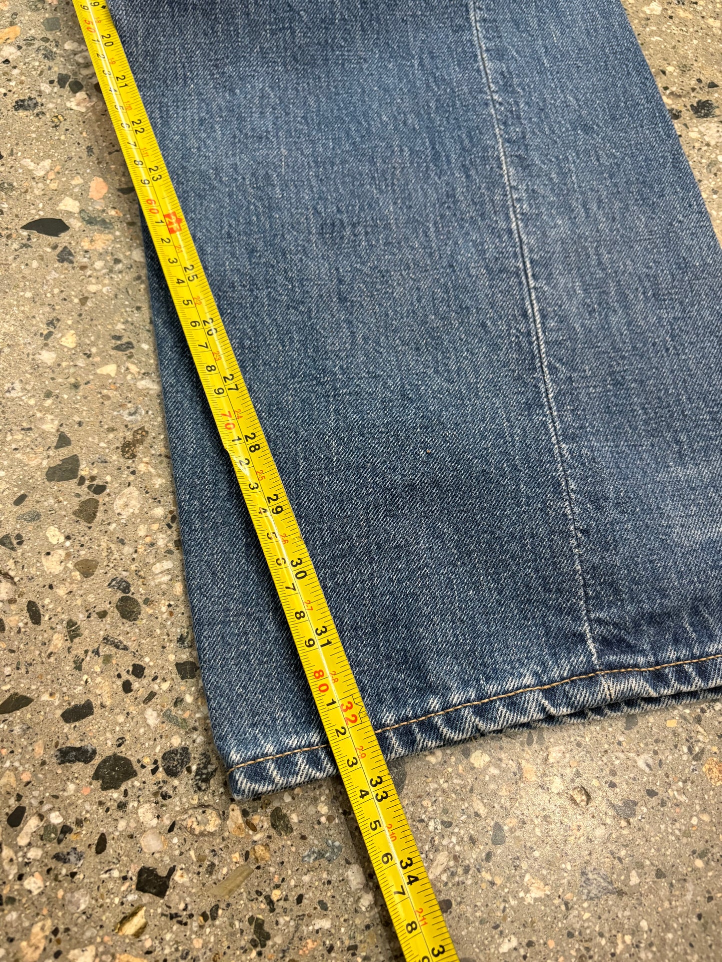 36” Early 2000s Bape Sad Face Jeans