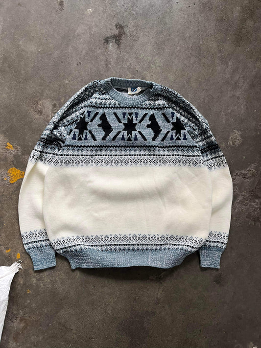 (L/XL) Vintage Pattern Knit