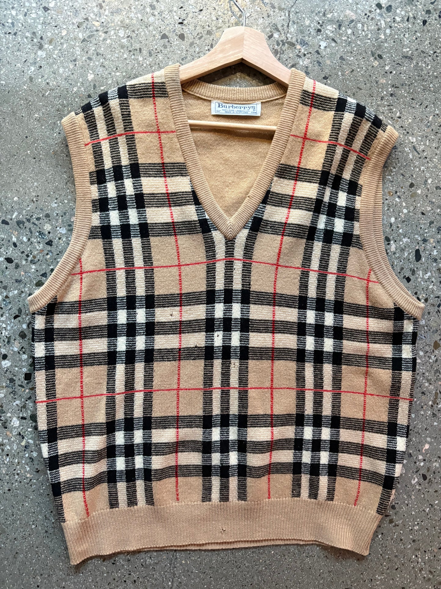 Burberry Nova Check Golf Vest