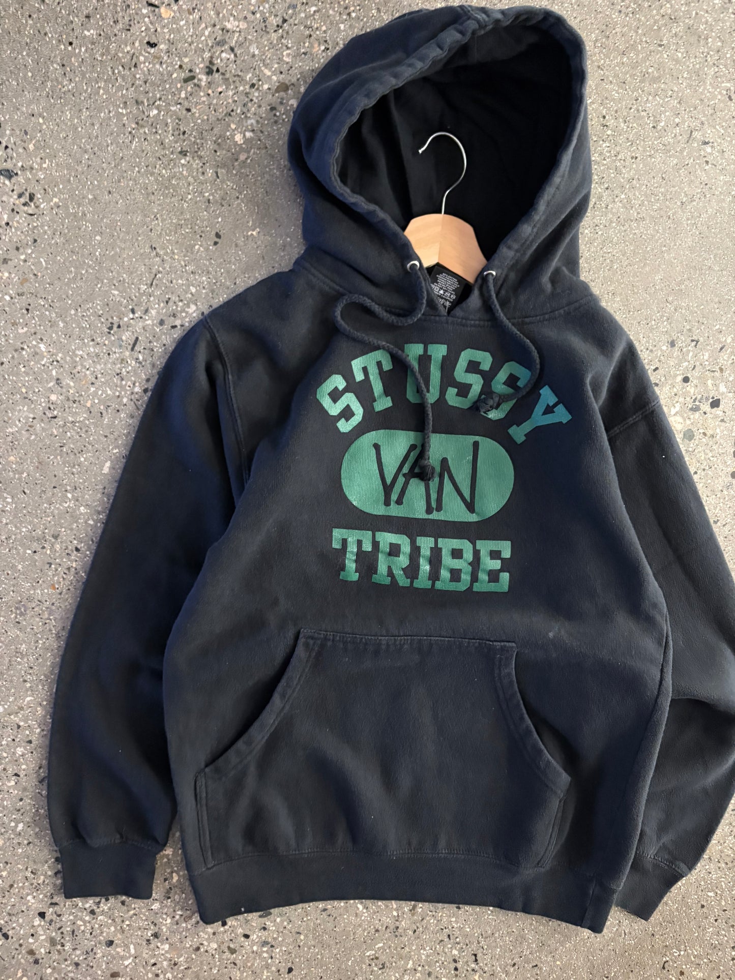 (S) 2000s Stussy Van Tribe hoodie
