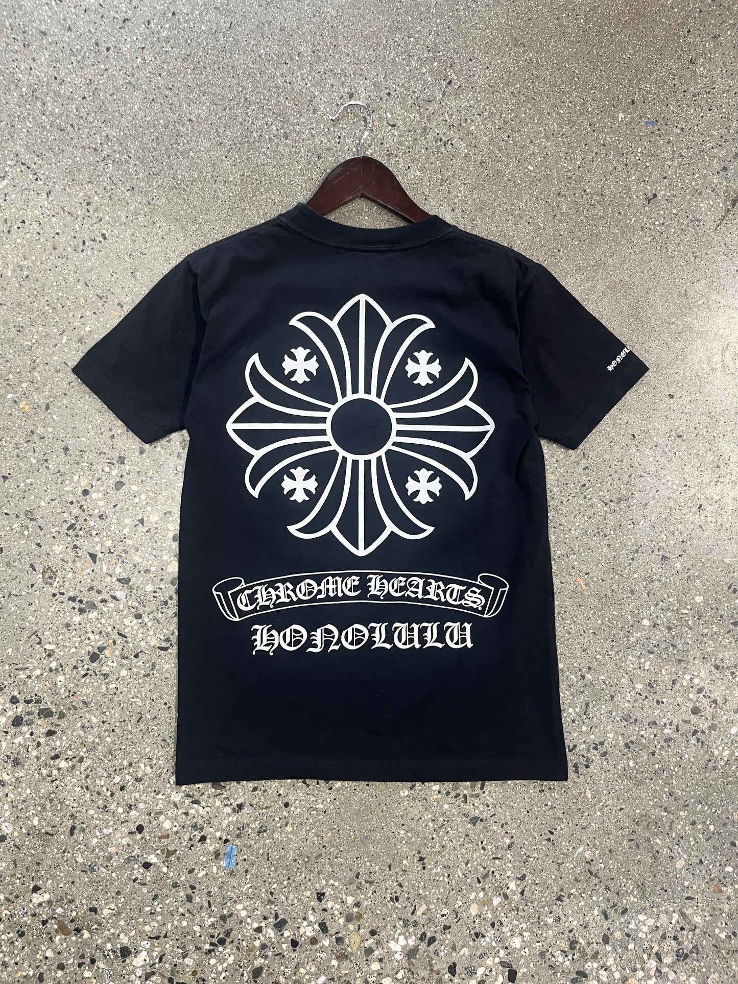 (S) Chrome Hearts Honolulu Black Tee - Made in USA