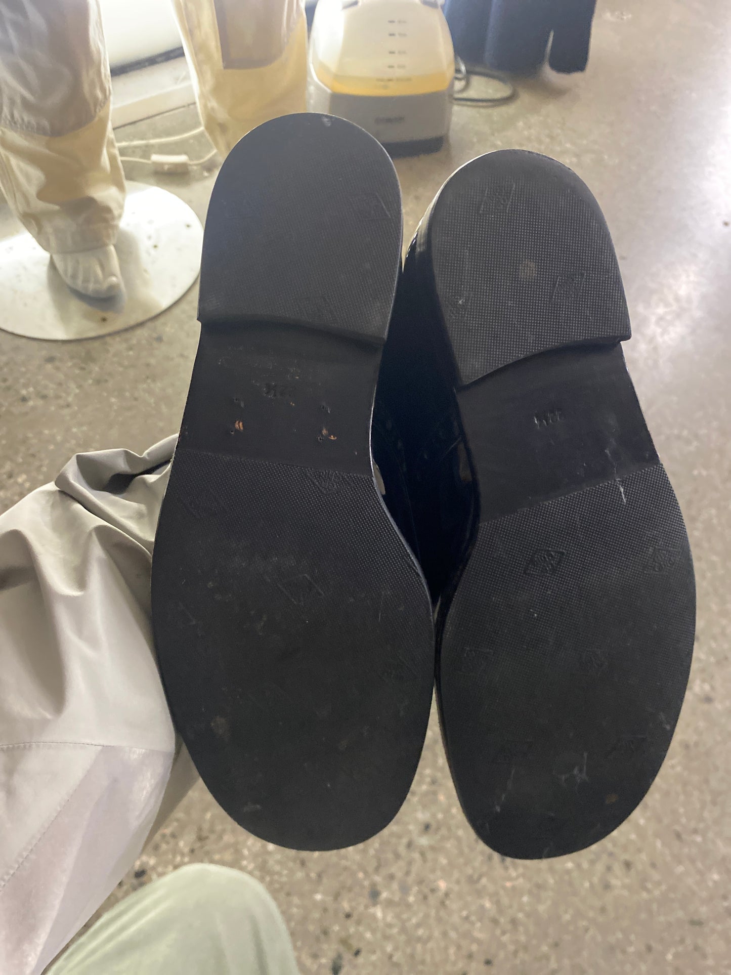 (Womens 5.5) Comme Des Garcon Tricot Patent Leather Shoe