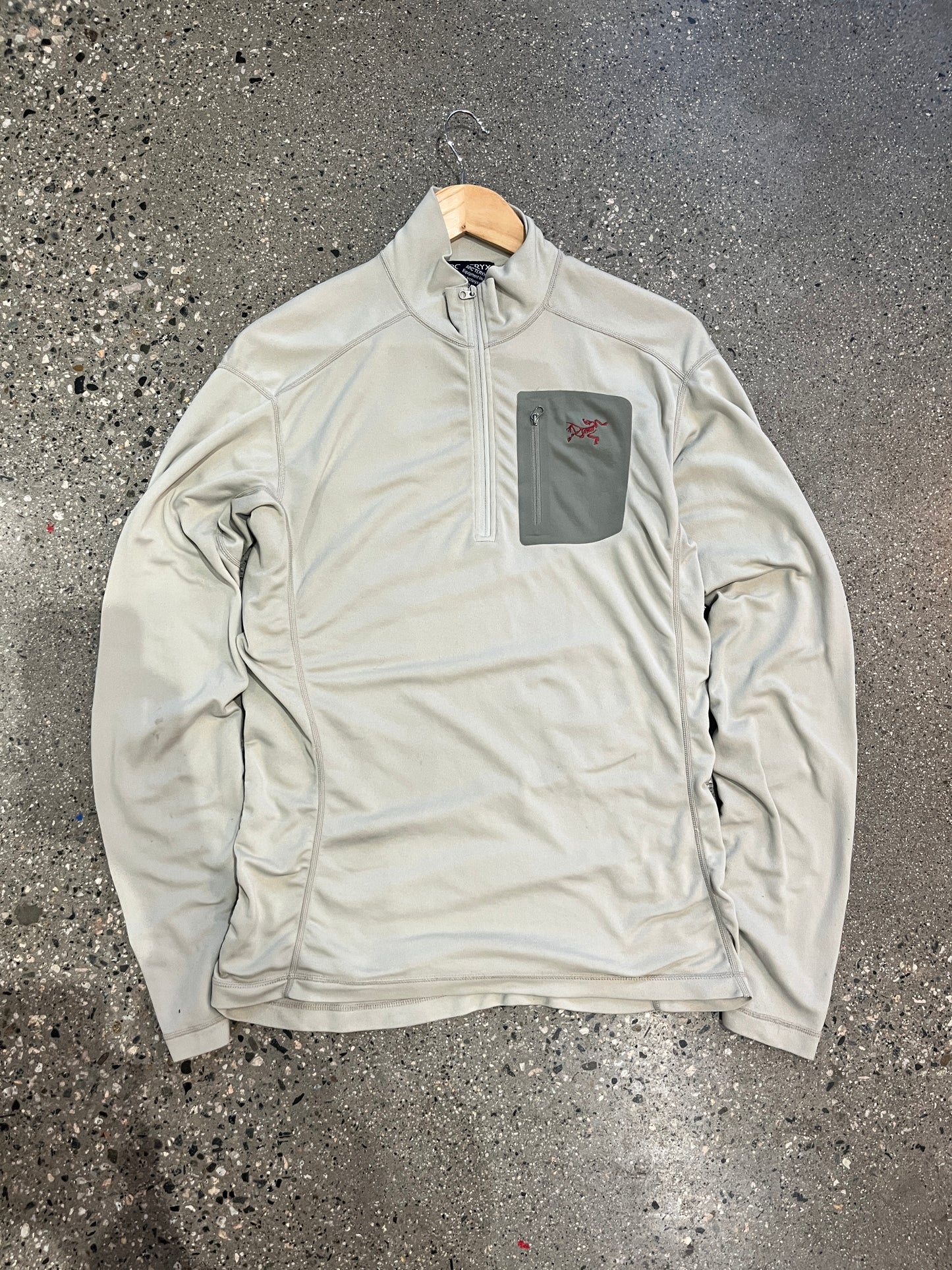 (Mens M/L) Vintage 2000s Arcteryx Rho LT Baselayer Quarter Zip