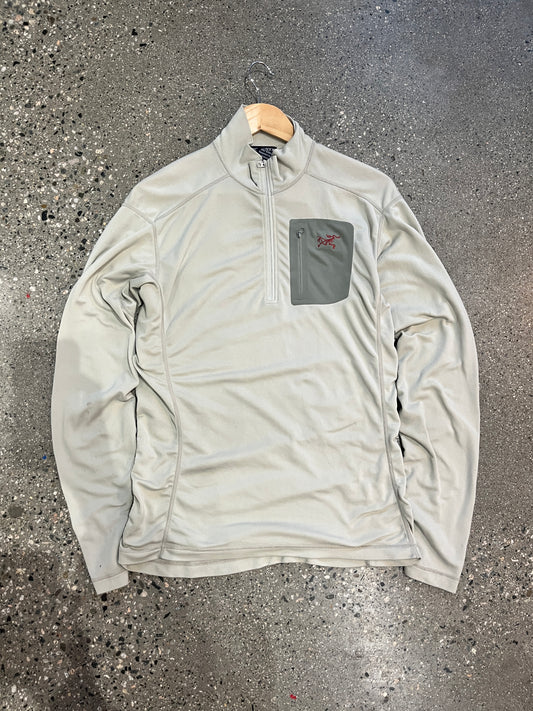 (Mens M/L) Vintage 2000s Arcteryx Rho LT Baselayer Quarter Zip