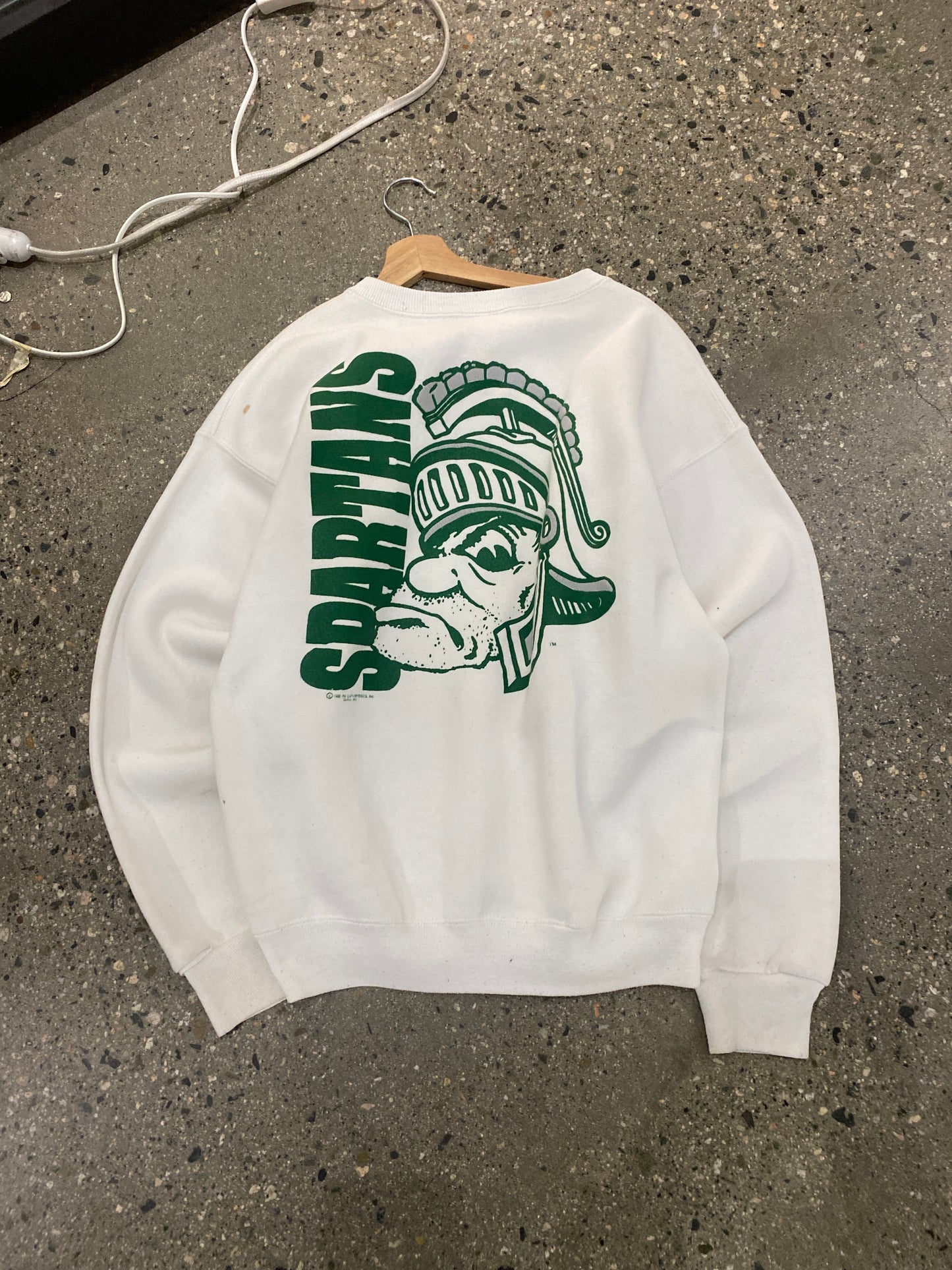 (S/M) 90's Michigan State Spartans Graphic Crewneck