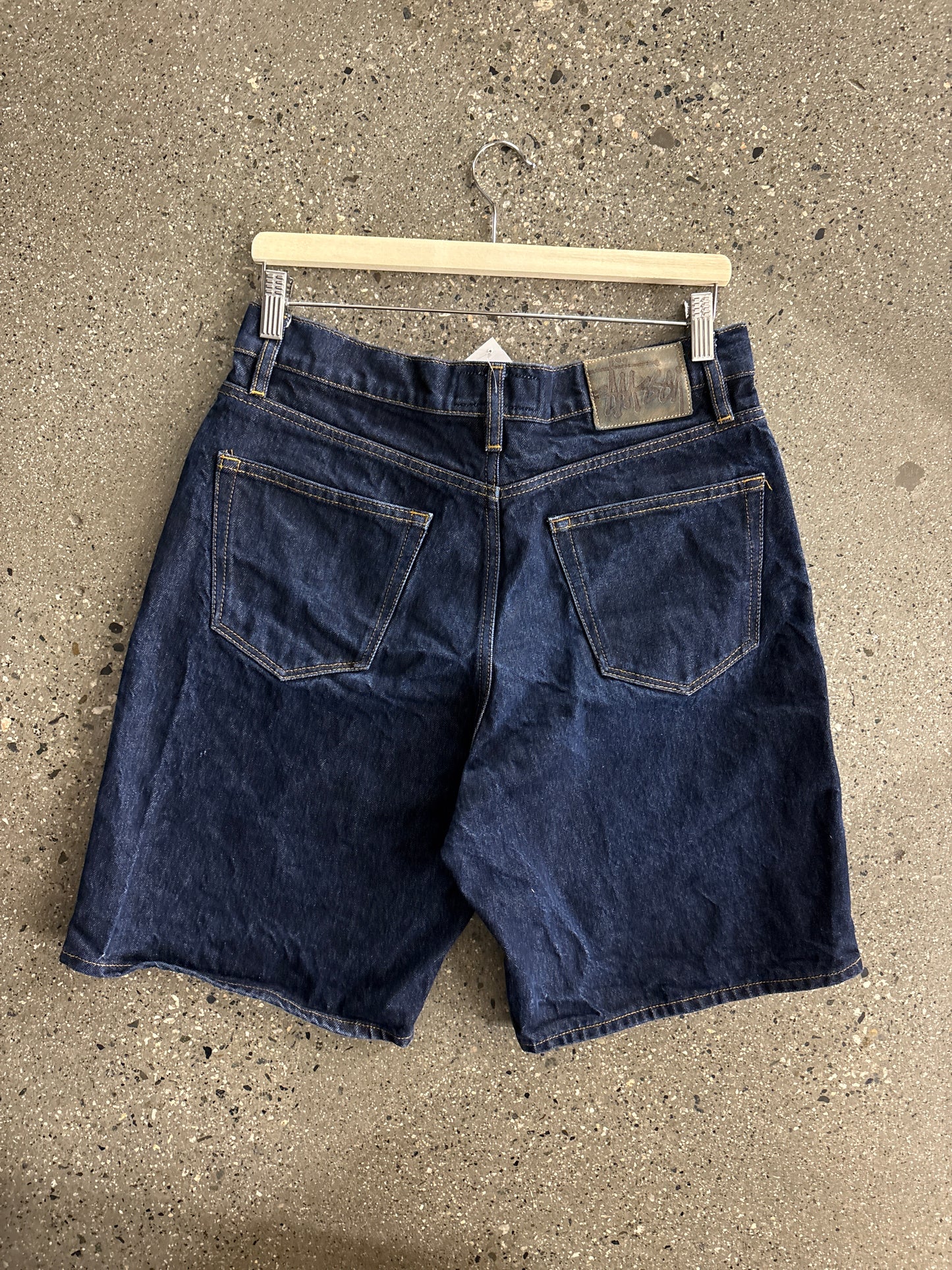30” Stussy Dark Wash Jort
