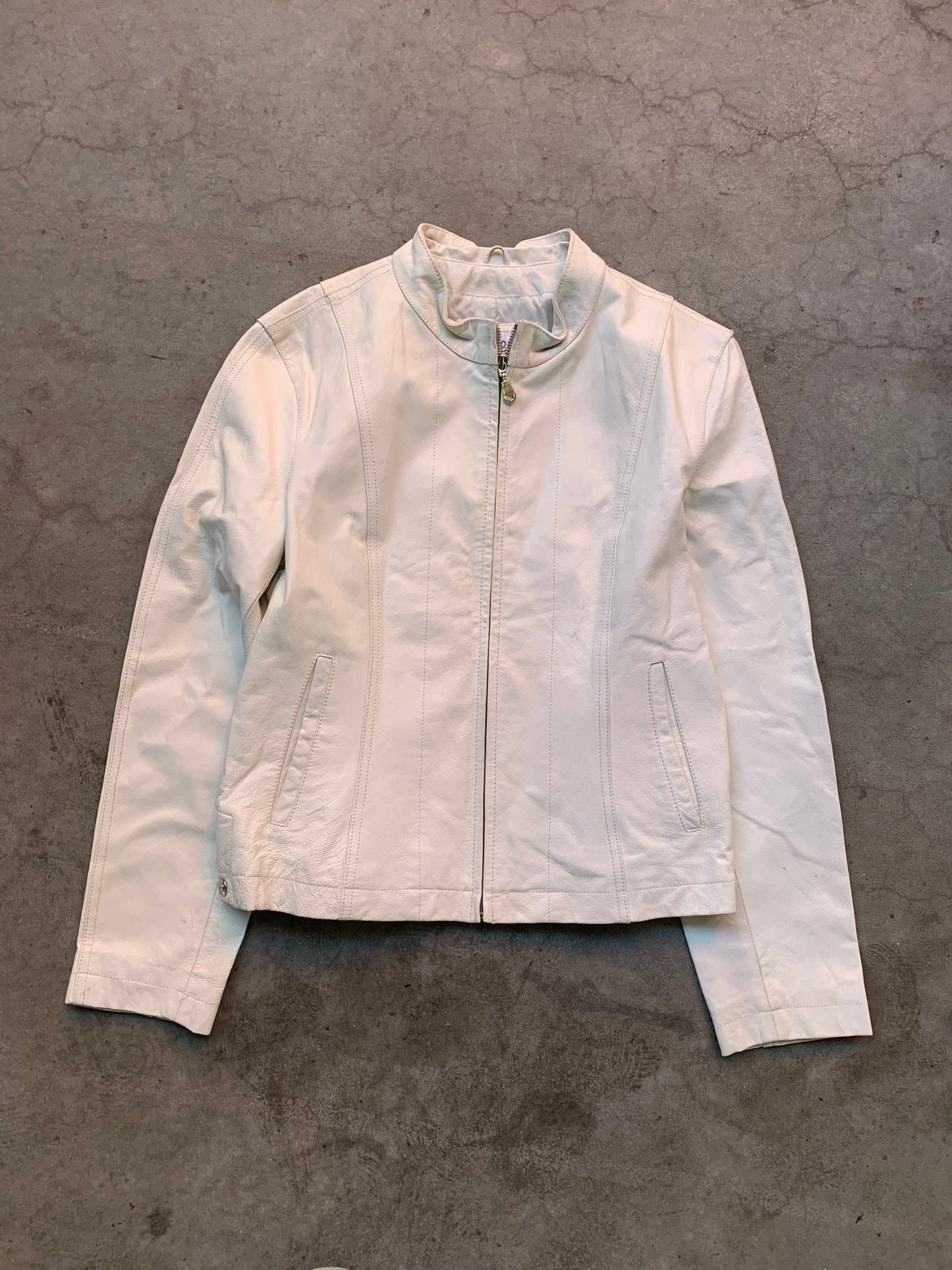 (S) Vintage Wilsons Cropped Leather Jacket