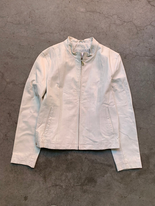 (S) Vintage Wilsons Cropped Leather Jacket