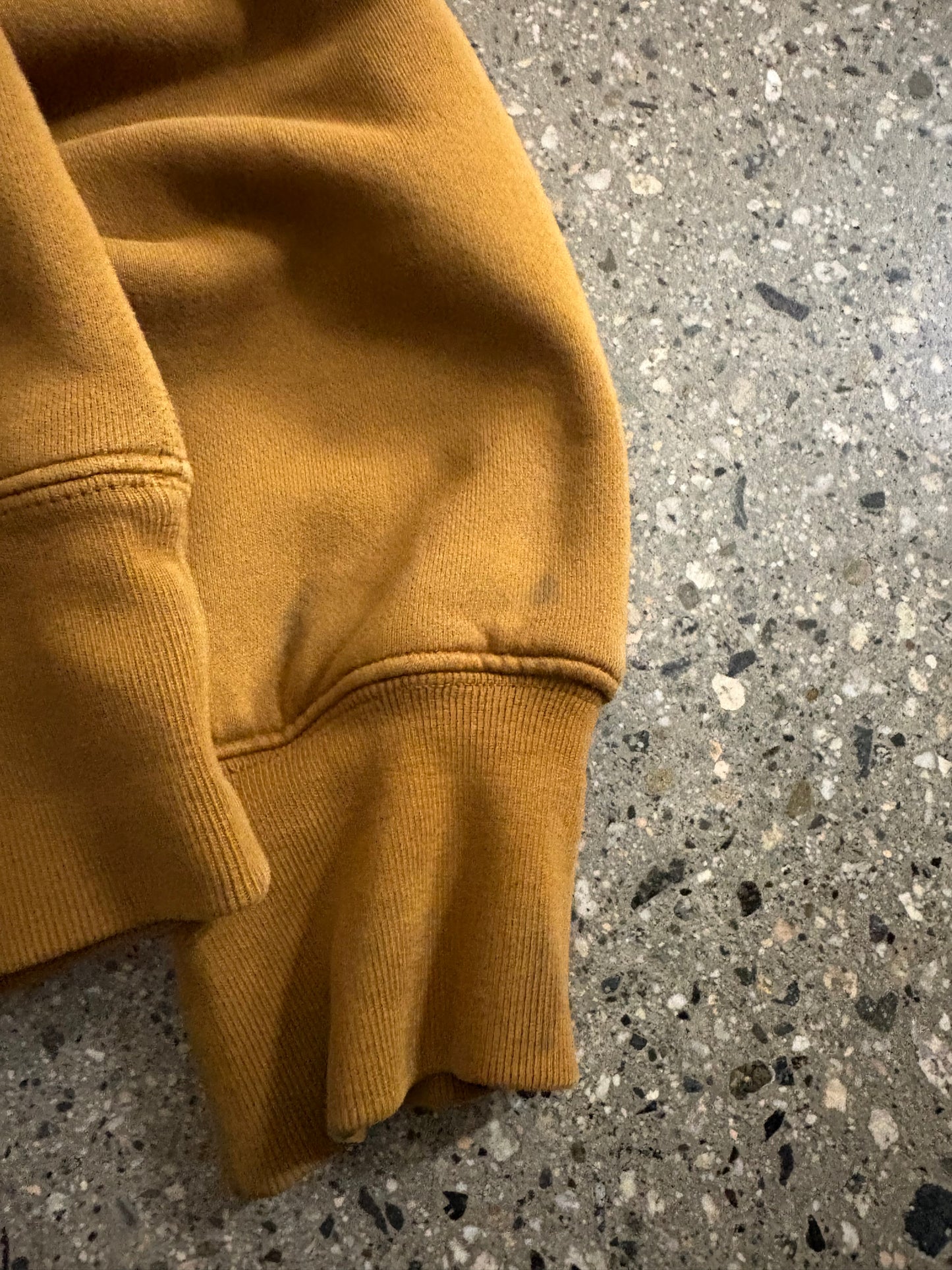 (L) YZY x Gap Mustard Perfect Hoodie 450 GSM Heavy weight