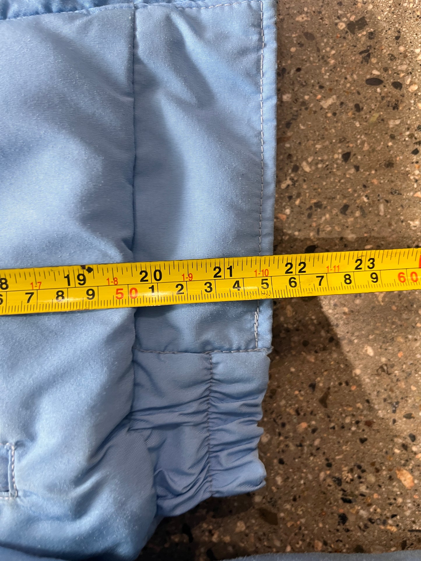 (Womens S/M) 80s/90s TNF Sky Blue Puffer