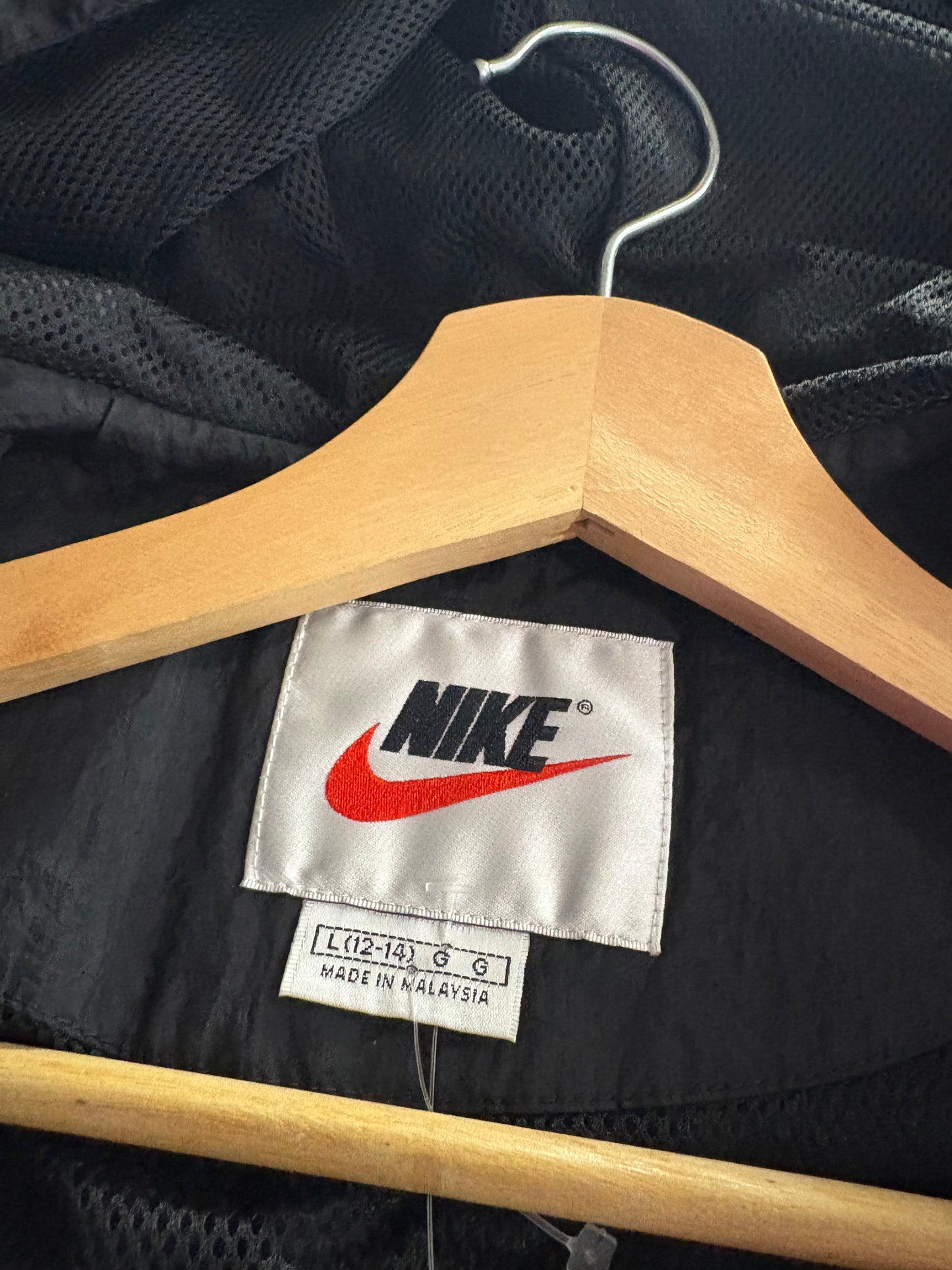 1990s Nike Windbreaker Trench Long