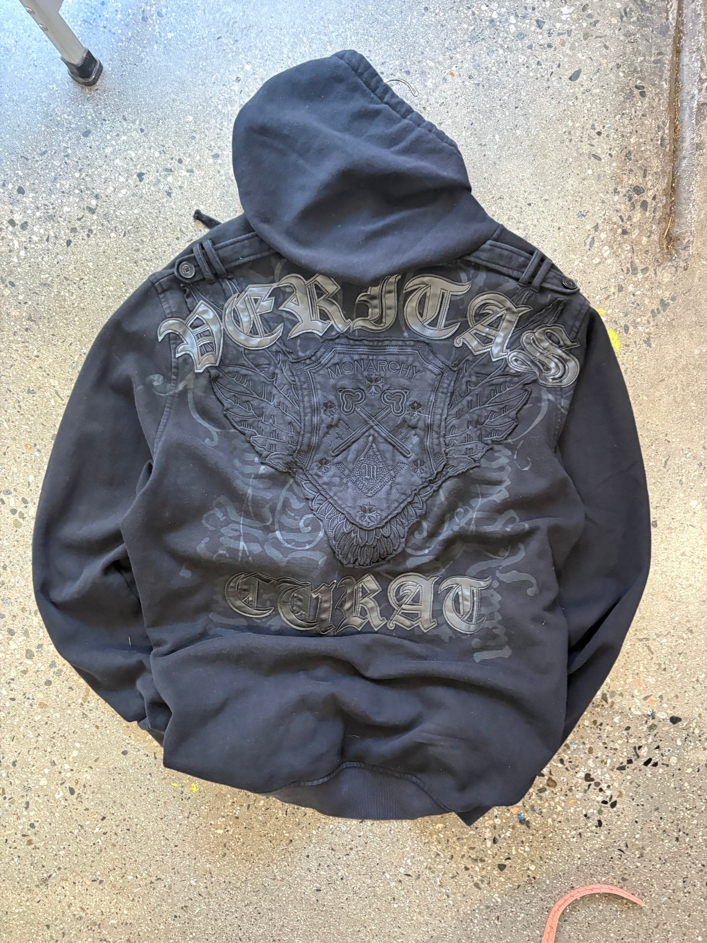(XXL) Monarchy Tribal Zip up Hoodie
