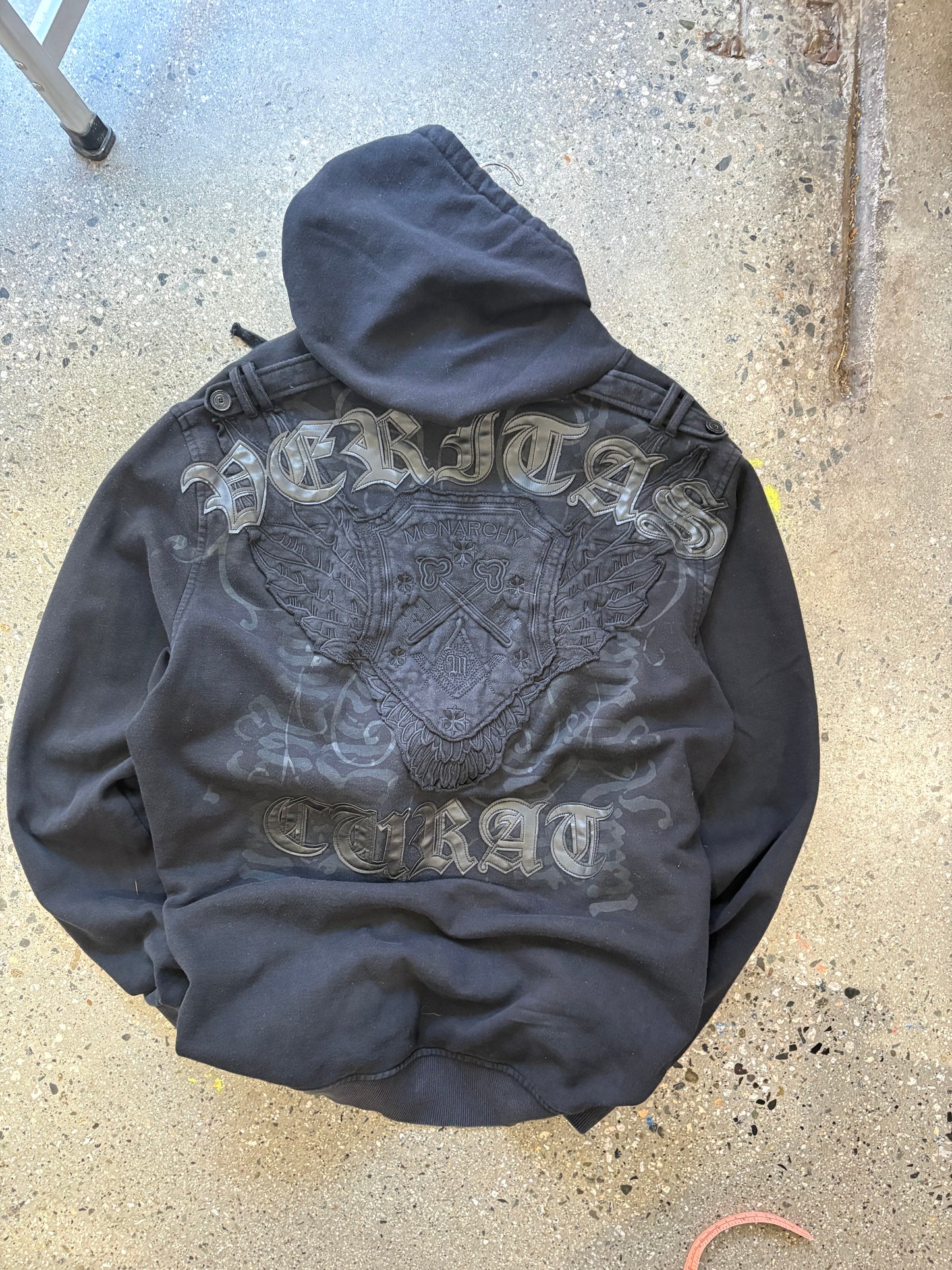 (XXL) Monarchy Tribal Zip up Hoodie