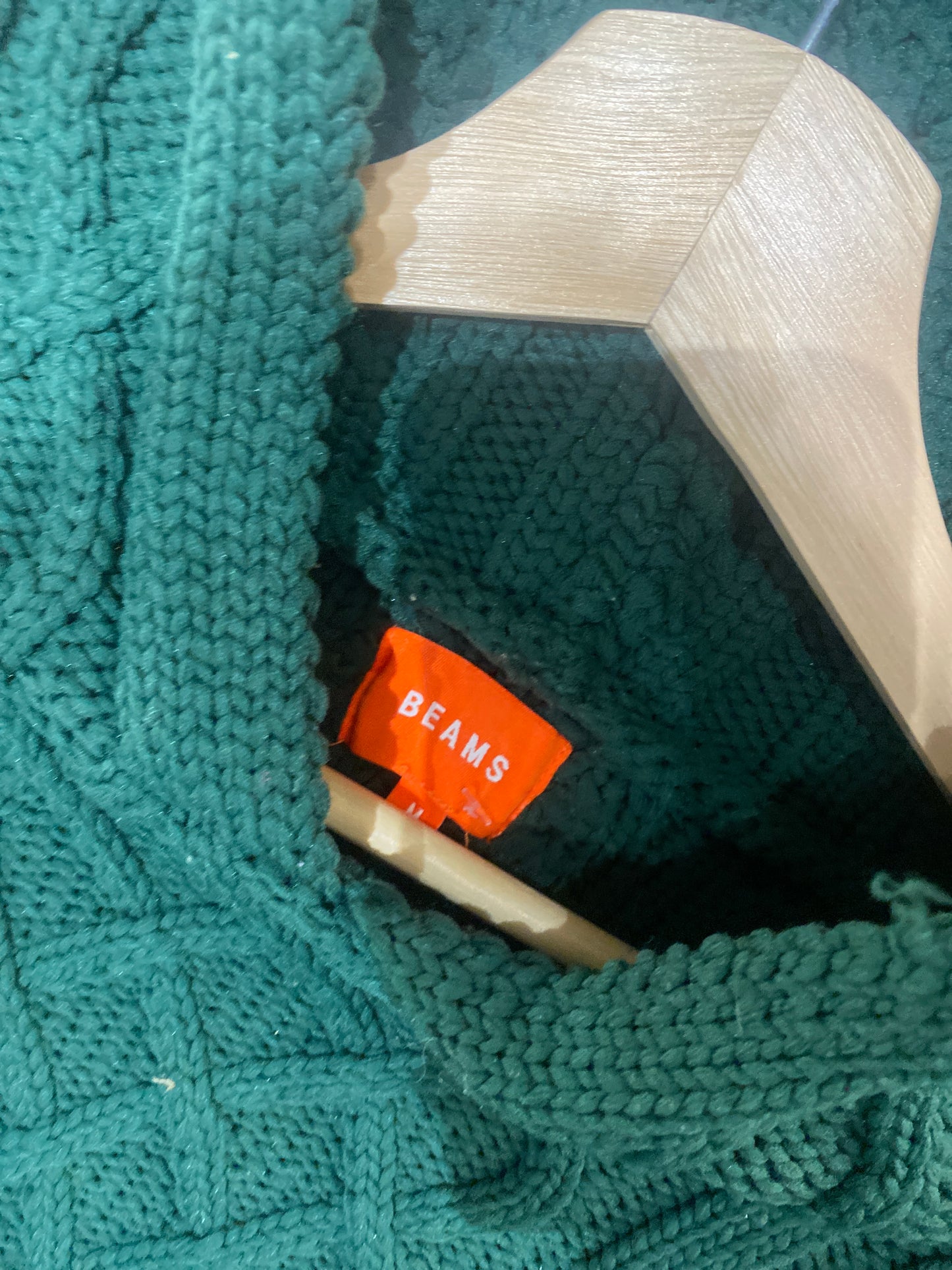 (M) Beams Knit hoodie