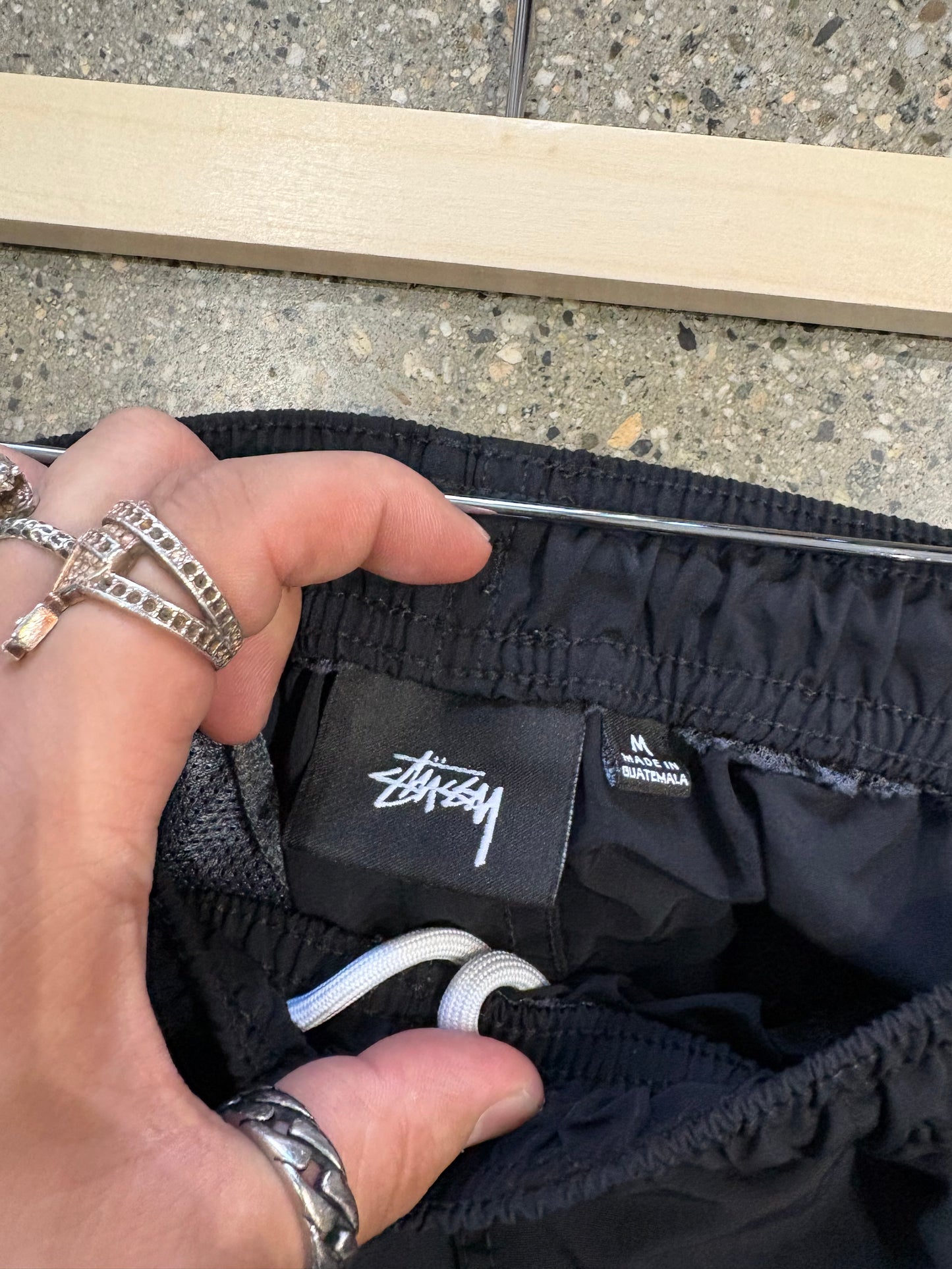 (M) Stussy Script Nylon Shorts