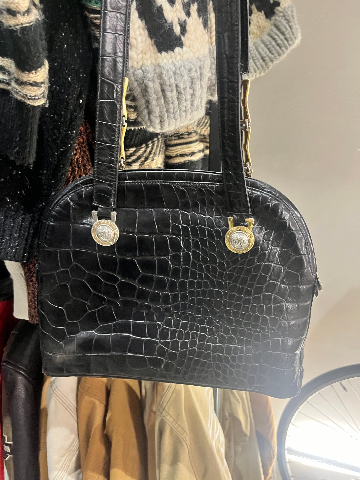 (os) Versace 90’s Leather Bag