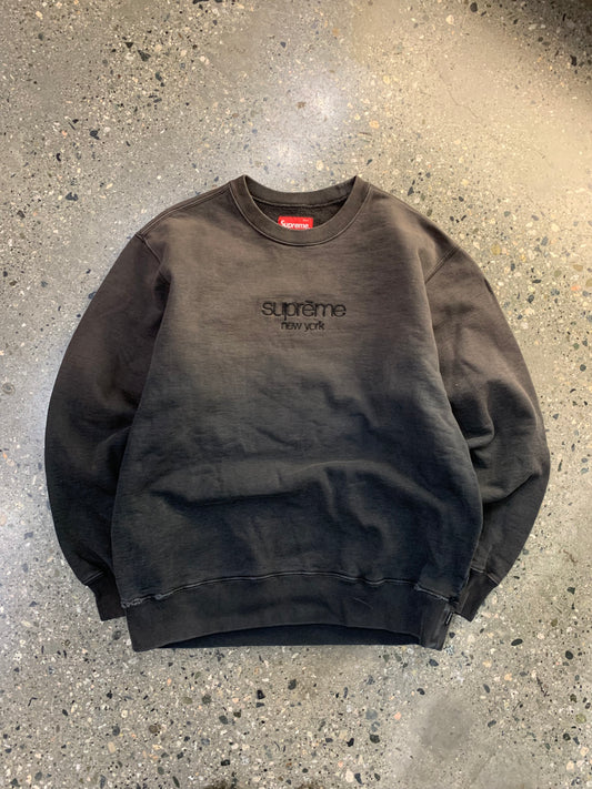 (S/M) Supreme NY Sunfaded Crewneck