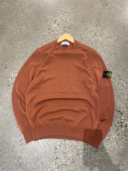 (XS/S) Stone Island Brown Orange Light Knit