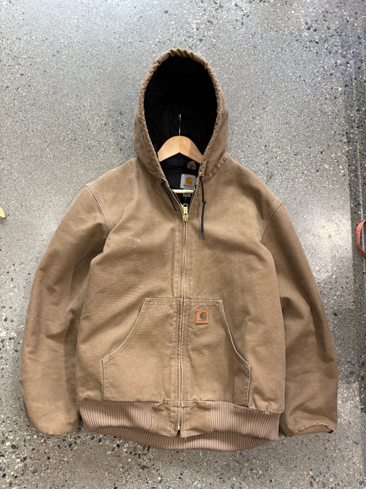 (M)Tan Carhartt Hooded Jacket