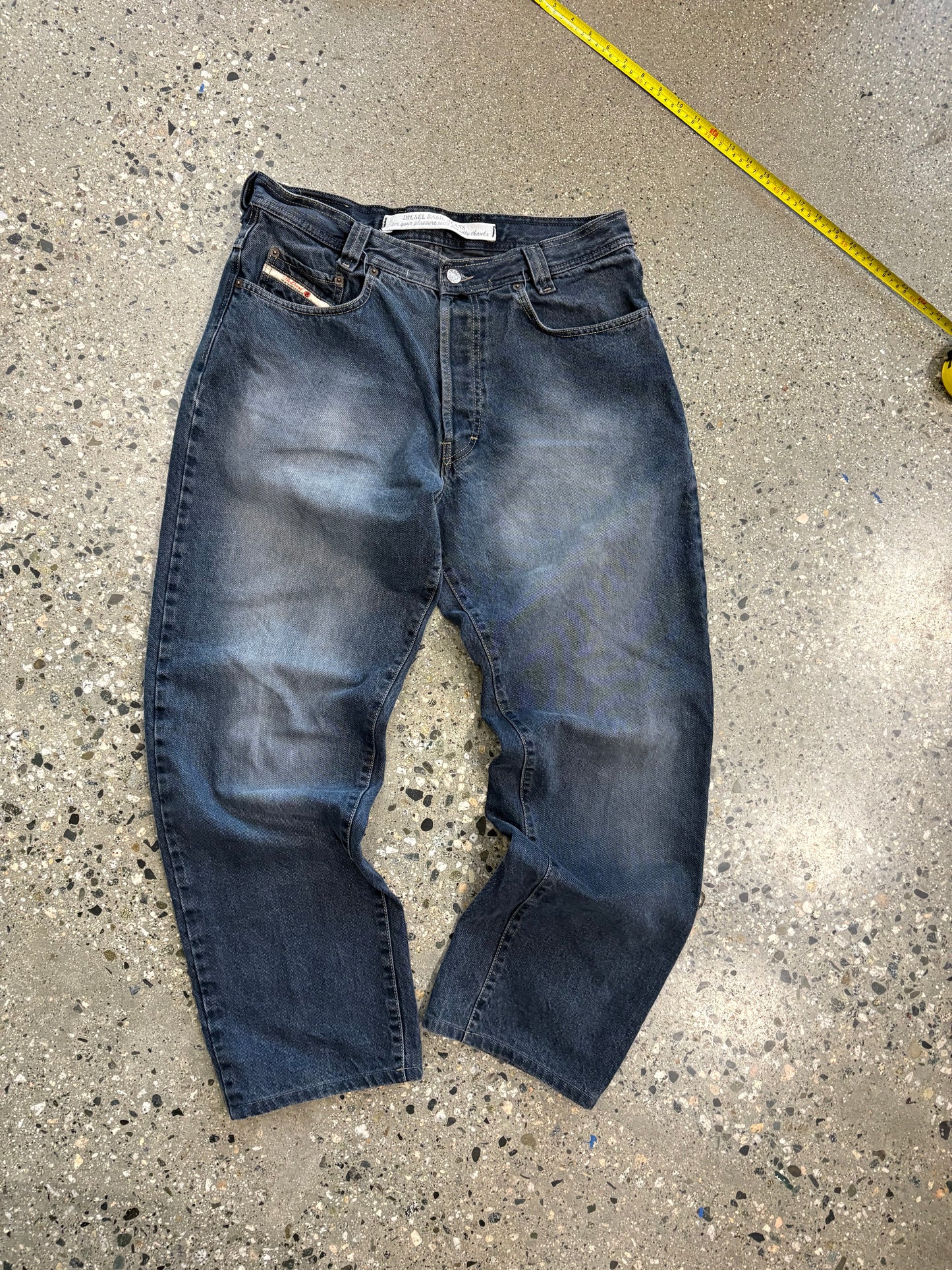 (34”) Diesel Enzyme Wash Denim