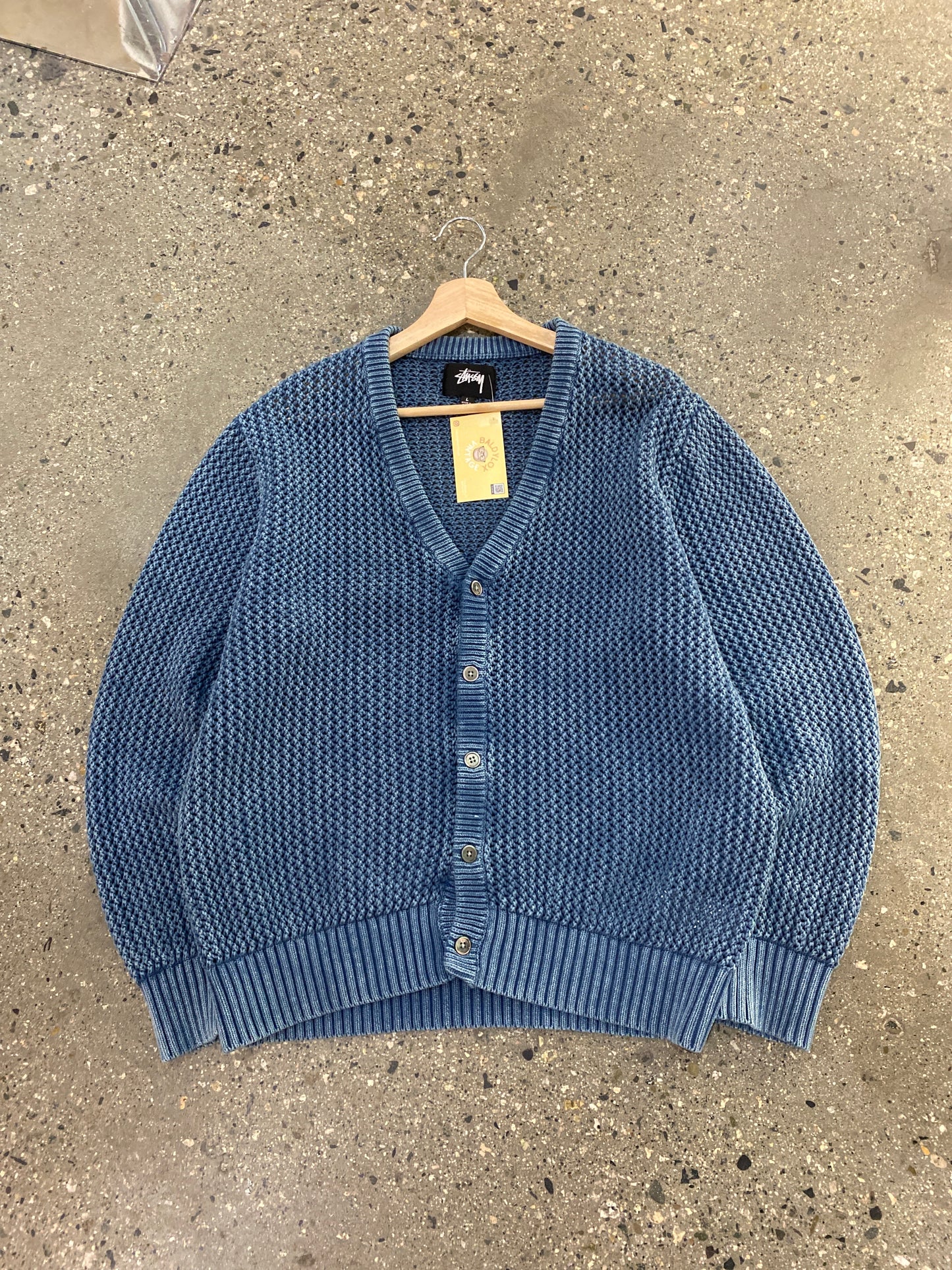 (L) Stussy Loose Gauge Cardigan