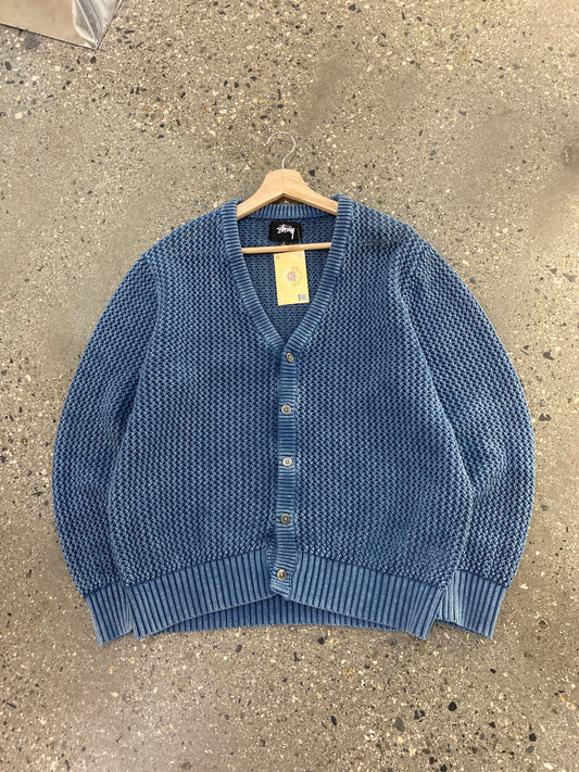 (L) Stussy Loose Gauge Cardigan