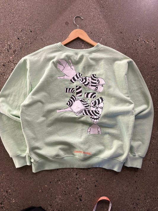 (L) Chrome Hearts “Lust” Matty Boy Crewneck