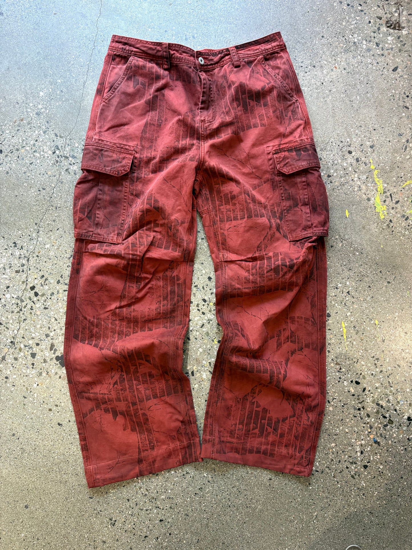 (32” x 35) Lame Moolah Camo Printed Cargo