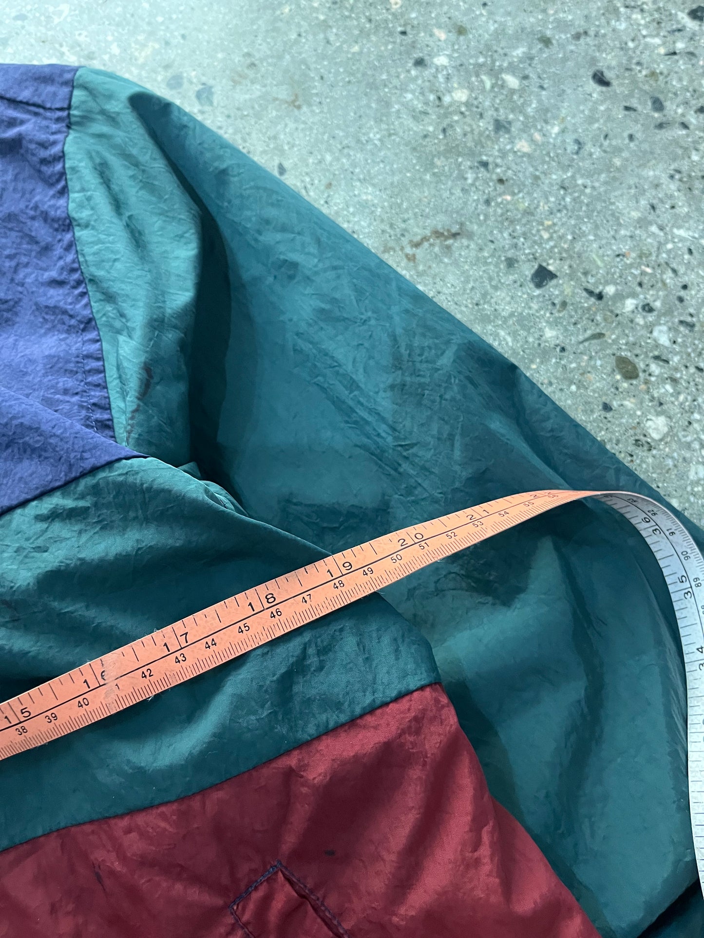 (S) uvic15 - stussy colorblock windbreaker