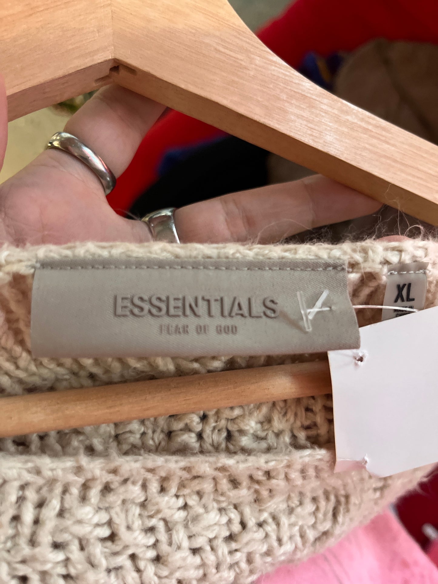 (XL/2X) VIC7 - Essentials FOG Cable Knit