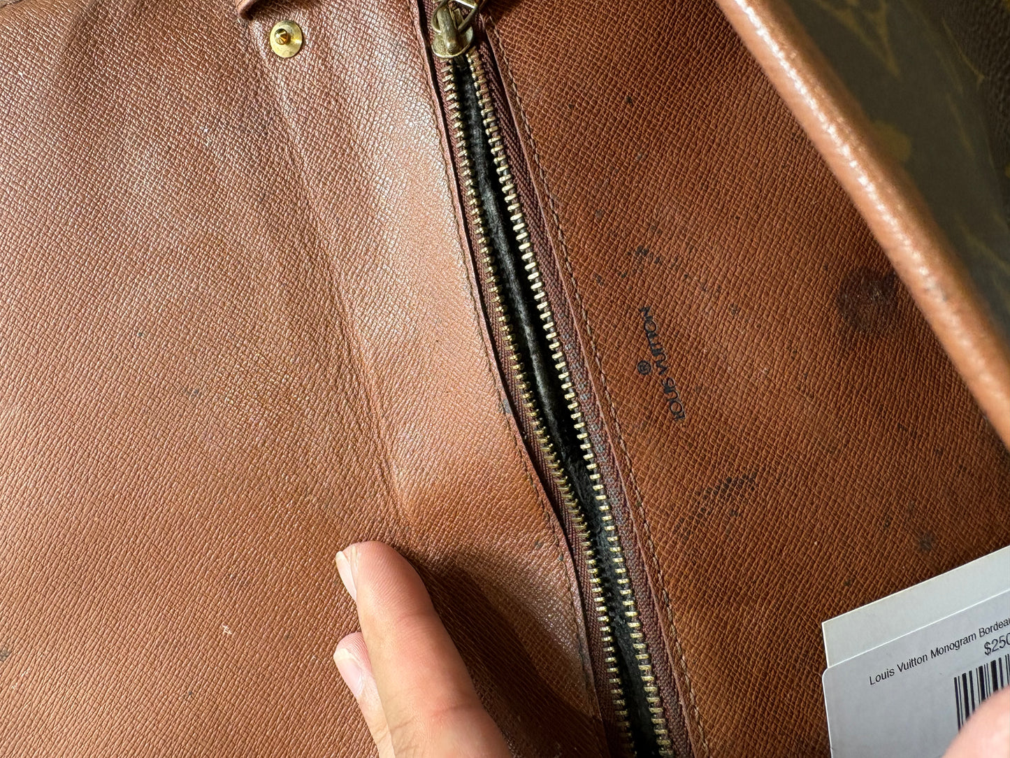Louis Vuitton Monogram Bordeaux Clutch ( Missing Crossbody Strap )