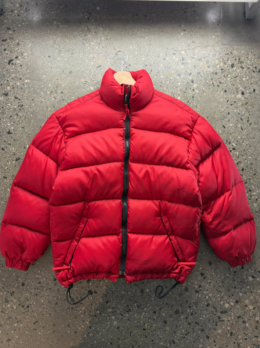 (M) Vintage Stussy Down Puffer Red