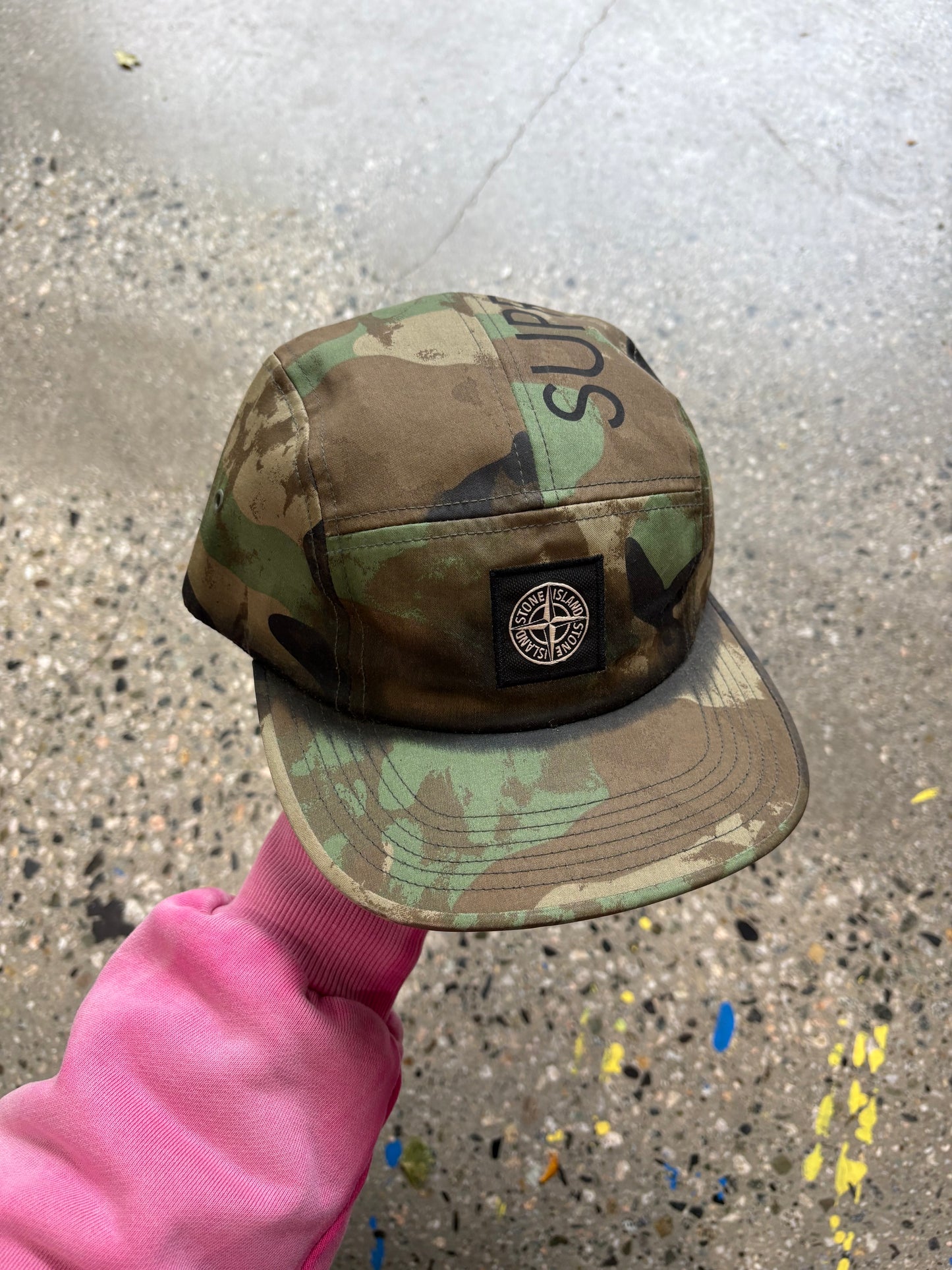 (OS) Stone Island x Supreme Camp Hat