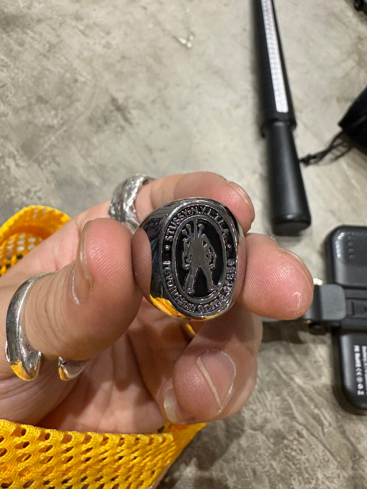 (8.5-9) Stussy x Kostas 2014 Ring Stainless Steel