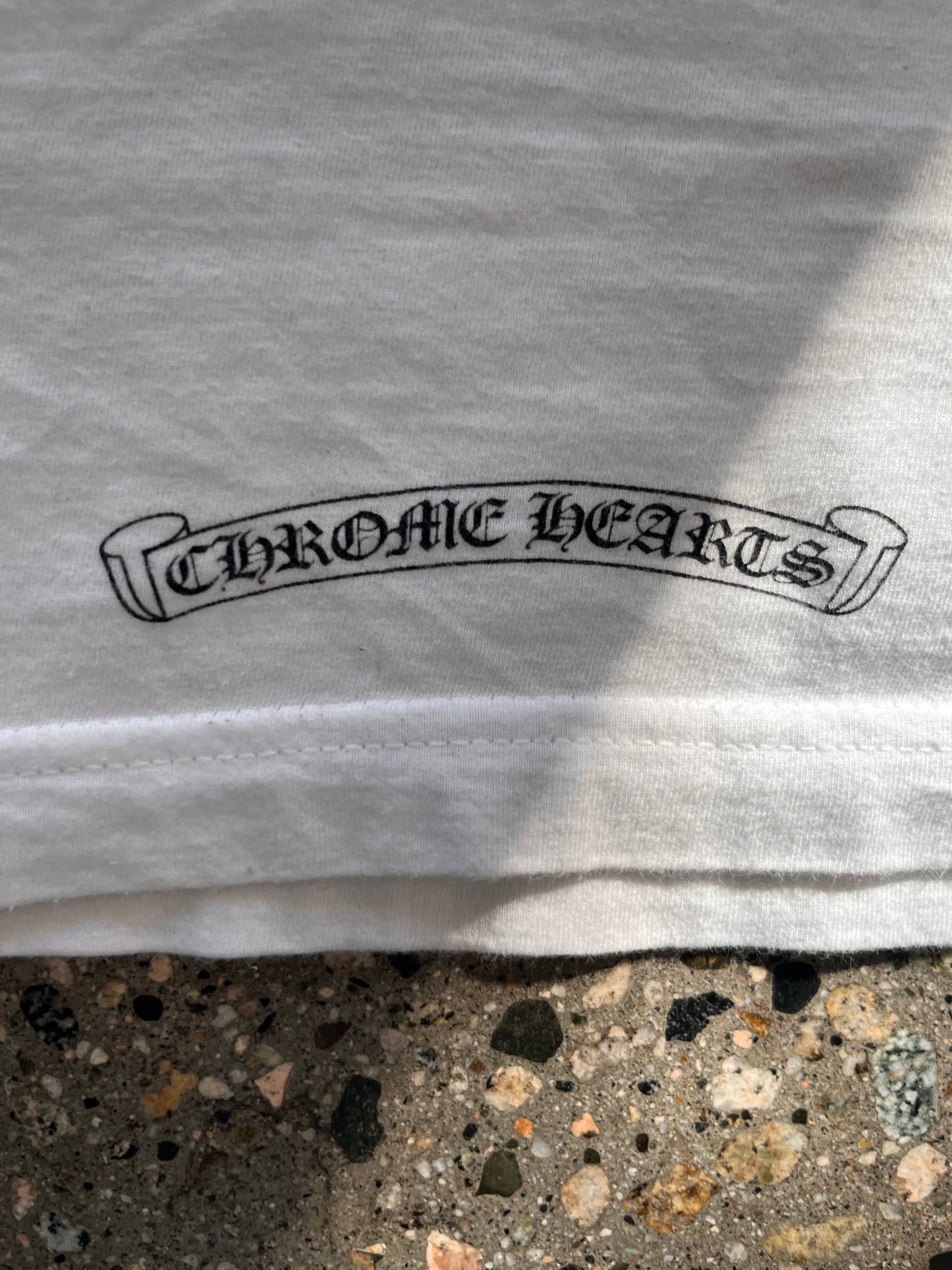 (L) 2000s Chrome Hearts LS White