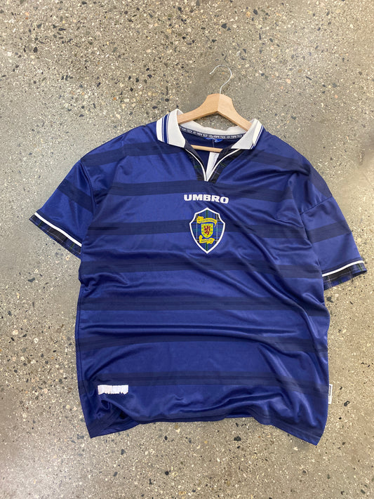 (XL/2X) 98-99 Home Umbro Scotland Kit