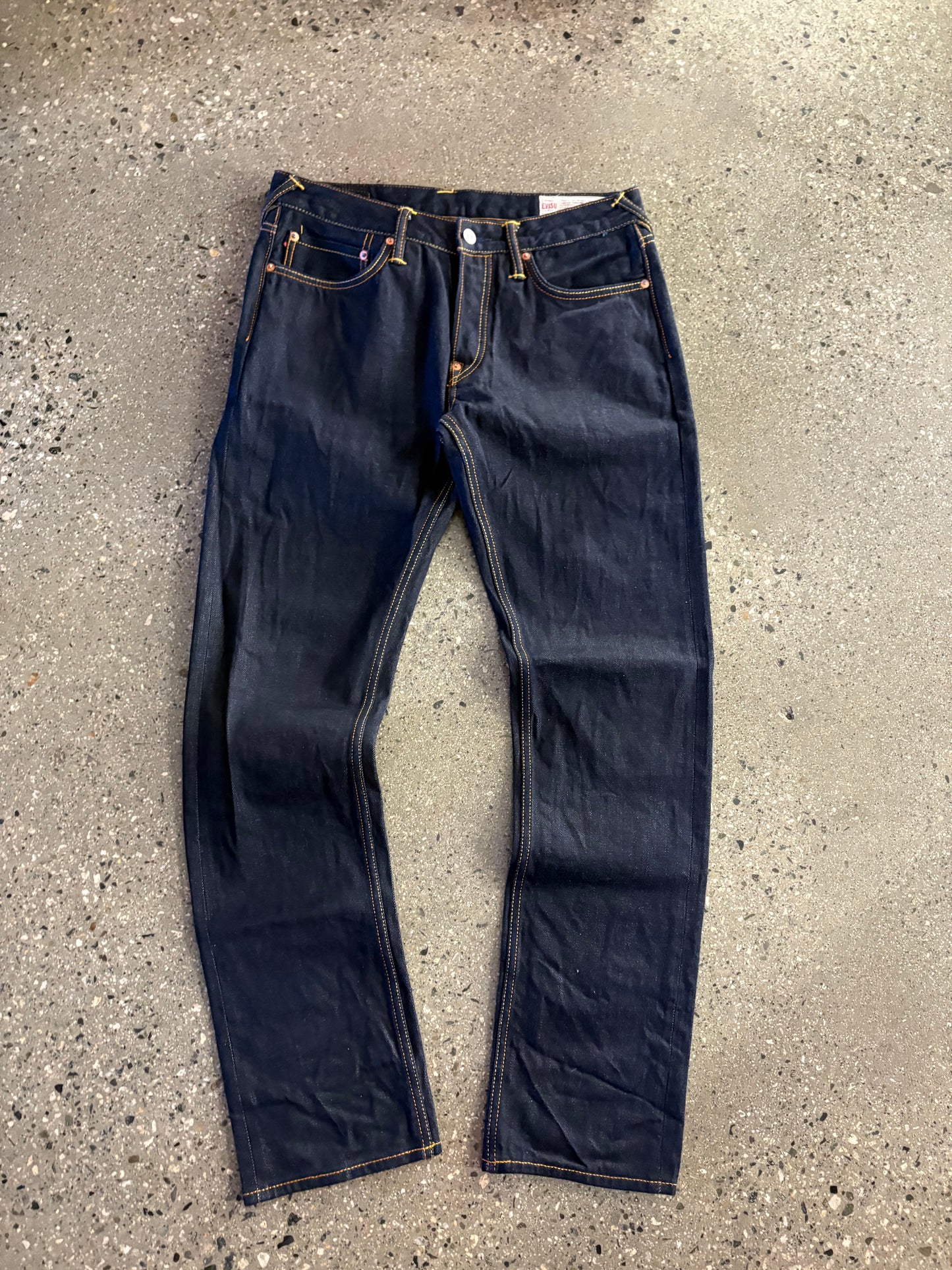 (32”) Evisu Raw Denim Selvedge Daicock