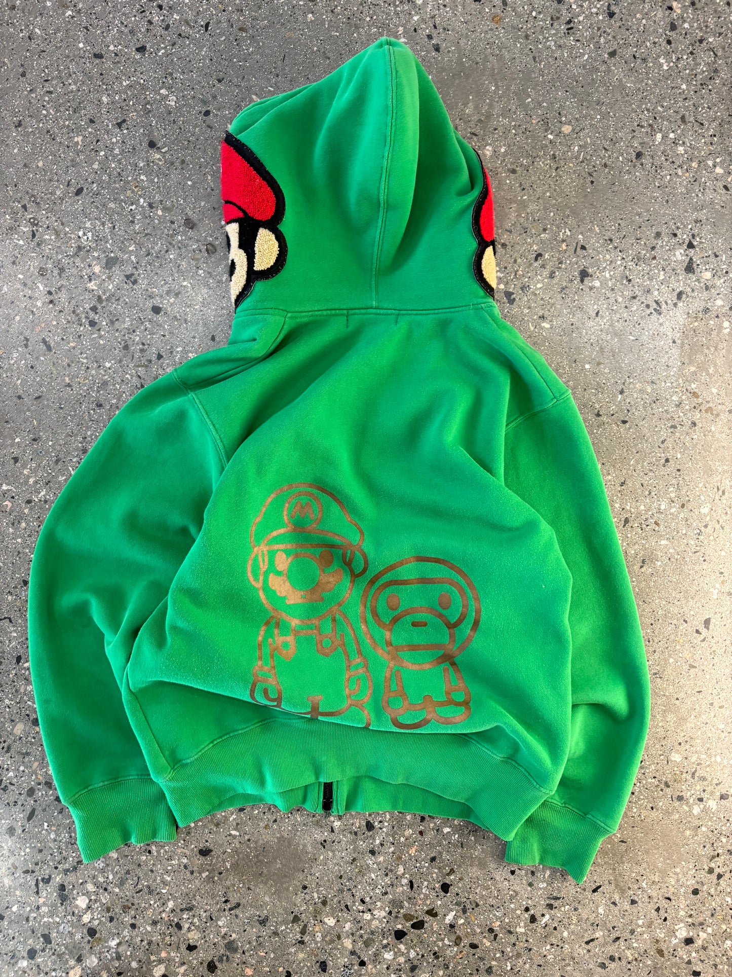 (M) Bape Mario Hoodie Full Zip