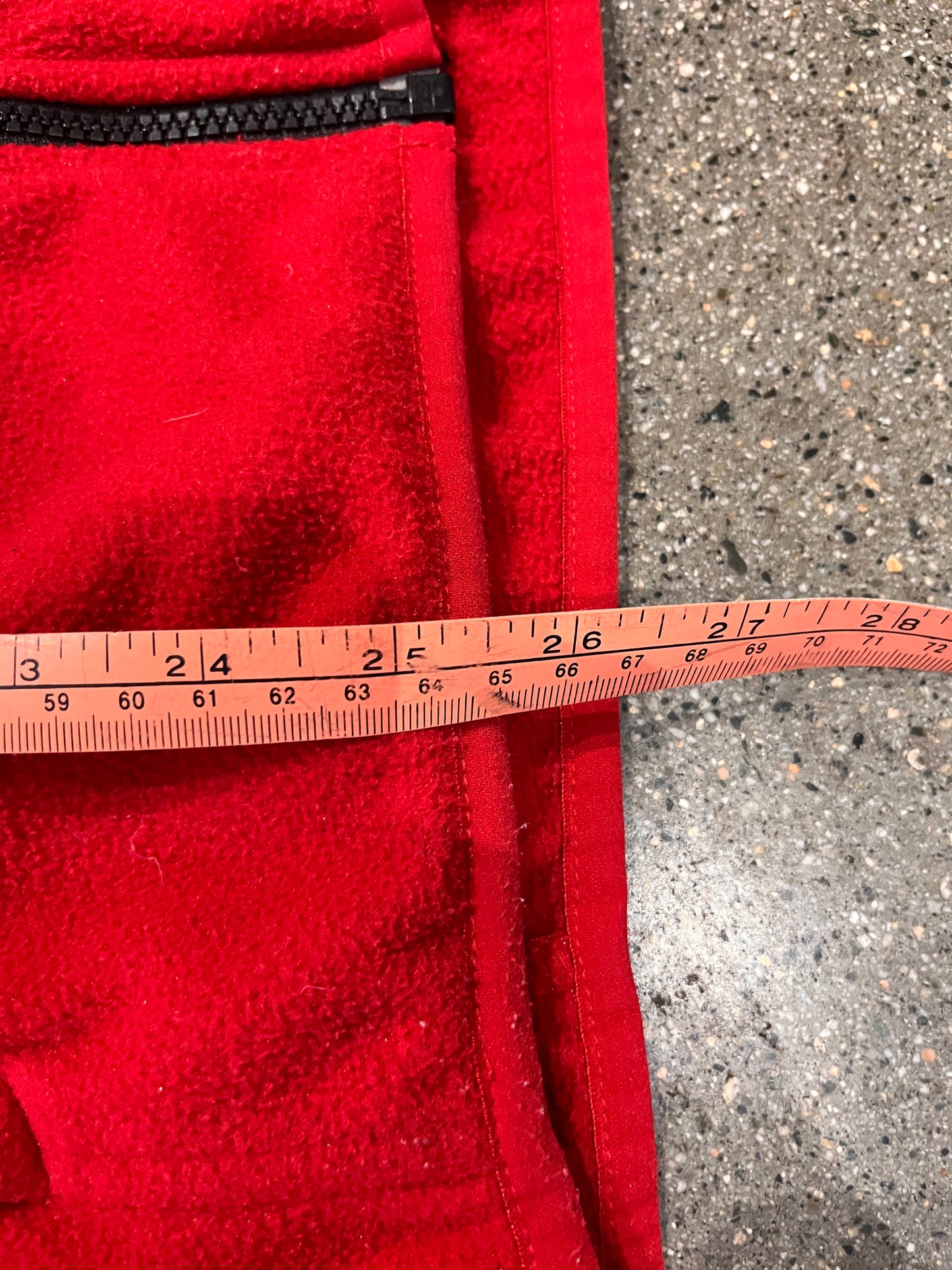 (S) TNF RED FLEECE