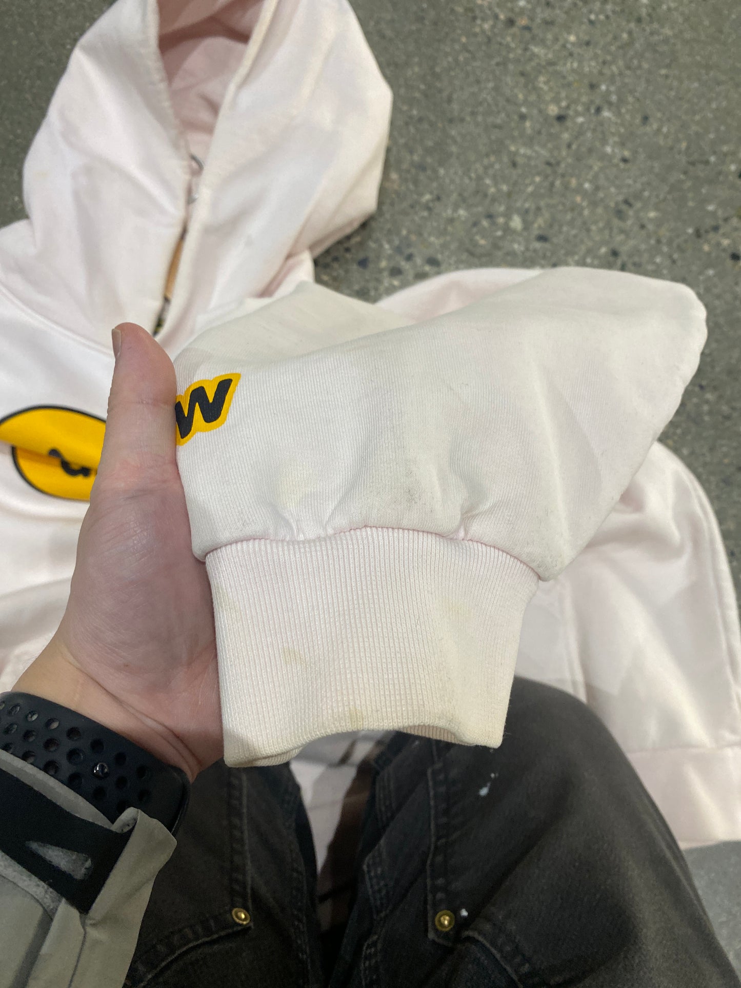 (2X) Pink Drew Hoodie ( as is )